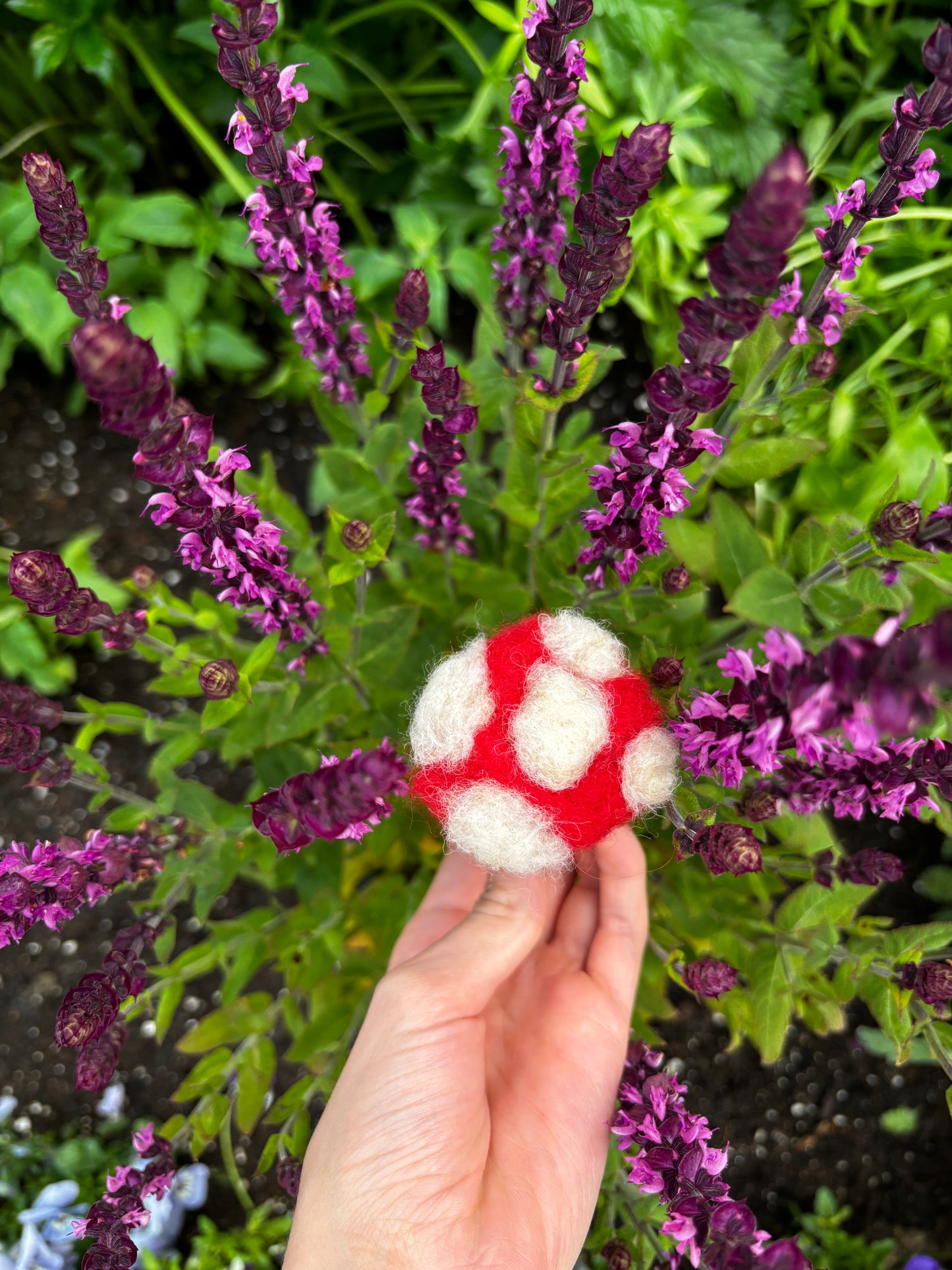 Felt Mini Mushroom